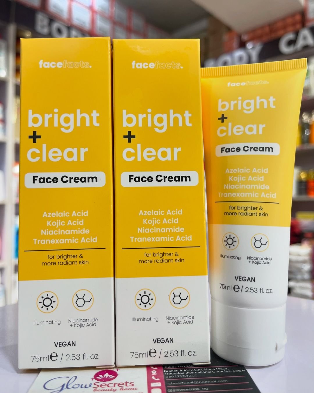 A picture of Face Facts Bright + Clear Face Cream